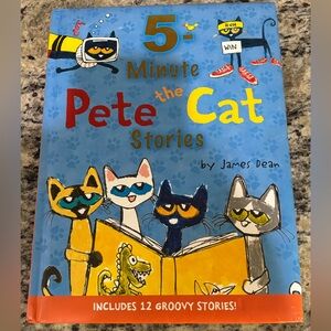 Pete the Cat 5-Minute Stories Book - Blue Cover